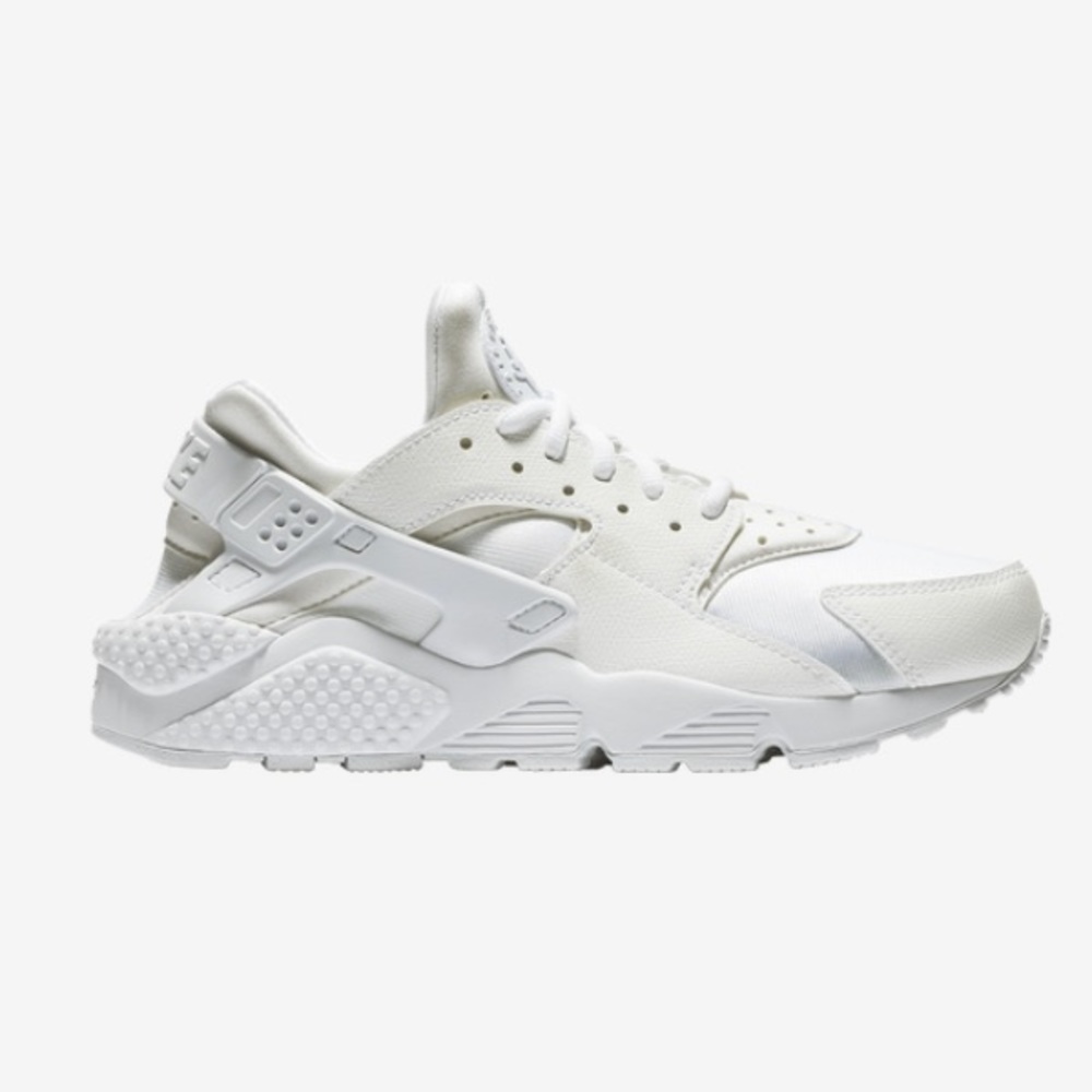 White Nike Huarache Shoes